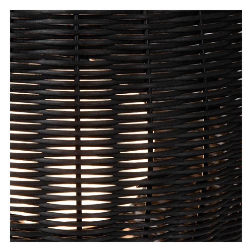 Lucide COLIN IP44 - wiederaufladbare Stehlampe Innen/Außen - Akku/Batterie - LED 3 StepDim - 1x3W 3000K - IP44 - Schwarz - detail 1